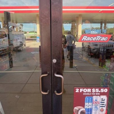 Commercial storefront doors